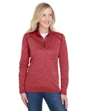 A4 Apparel NW4010 Ladies' Tonal Space-Dye Quarter- in Red