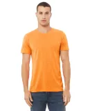 BELLA+CANVAS 3413 Unisex Howard Tri-blend T-shirt in Orange triblend