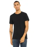 BELLA+CANVAS 3413 Unisex Howard Tri-blend T-shirt in Solid blk trblnd