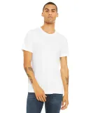 BELLA+CANVAS 3413 Unisex Howard Tri-blend T-shirt in Solid wht trblnd