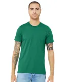 BELLA+CANVAS 3413 Unisex Howard Tri-blend T-shirt in Kelly triblend