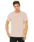 Bella + Canvas 3001CVC Unisex Short Sleeve Heather in Hthr prism peach