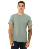 Bella + Canvas 3001CVC Unisex Short Sleeve Heather in Heather sage