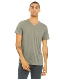 BELLA+CANVAS 3005 Cotton V-Neck T-shirt in Stone marble