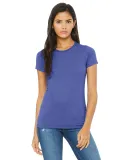 BELLA 6004 Womens Favorite T-Shirt in Hthr true royal