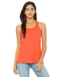 BELLA 8800 Womens Racerback Tank Top in Coral