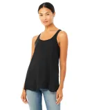 BELLA 8800 Womens Racerback Tank Top in Black heather