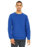 BELLA+CANVAS 3901 Unisex Tri-blend Sponge Fleece S in True royal