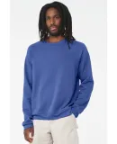 BELLA+CANVAS 3901 Unisex Tri-blend Sponge Fleece S in Hthr true royal