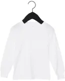 Bella + Canvas 3501T Toddler Jersey Long Sleeve Te in White