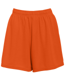 960 Ladies Wicking Mesh Short  in Orange