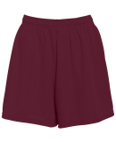 960 Ladies Wicking Mesh Short  in Maroon