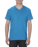 5300 ALSTYLE Adult V-neck Tee TURQUOISE