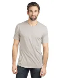 Next Level 6200 Men's Poly/Cotton Tee in Silver