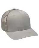 Adams Hats PV112 Adult Eclipse Cap in Grey/ grey