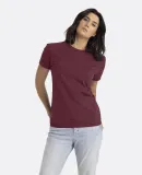 Next Level 6210 Men's CVC Crew in Heather maroon