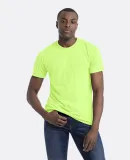 Next Level 6210 Men's CVC Crew in Neon green