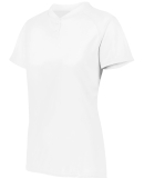 Augusta Sportswear 1567 Ladies' Attain Two-Button  in White