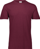 Augusta Sportswear 3066 Youth 3.8 oz., Tri-Blend T in Maroon heather