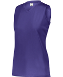 Augusta Sportswear 4795 Girls Sleeveless Wicking A in Purple