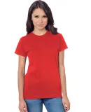 Bayside Apparel 3075 Ladies' Union-Made 6.1 oz., C in Red