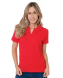 Bayside Apparel 1050 Junior's 6.2 oz., 100% Cotton in Red