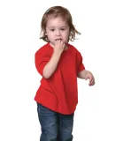 Bayside Apparel BA4125 Toddler 5.4 oz., 100% Cotto in Red