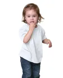 Bayside Apparel BA4125 Toddler 5.4 oz., 100% Cotto in White