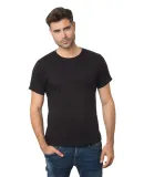 Bayside Apparel 9500 Unisex 4.2 oz., 100% Cotton F in Black