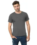 Bayside Apparel 9500 Unisex 4.2 oz., 100% Cotton F in Charcoal