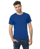 Bayside Apparel 9500 Unisex 4.2 oz., 100% Cotton F in Royal blue