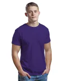 Bayside Apparel 9500 Unisex 4.2 oz., 100% Cotton F in Purple