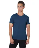 Bayside Apparel 9510 Unisex 4.2 oz., 50/50 Fine Je in Heather navy