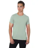 Bayside Apparel 9510 Unisex 4.2 oz., 50/50 Fine Je in Heather sage