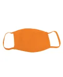 Bayside Apparel 1900 Adult Cotton Face Mask Made i in Orange