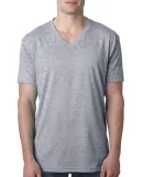 Next Level 6240 Men's CVC V in Dark hthr gray