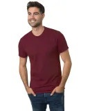 Bayside Apparel 9570 Unisex 4.2 oz., Triblend T-Sh in Tri cranberry