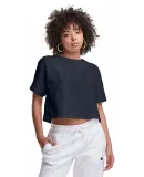 Champion Clothing T453W Ladies' Cropped Heritage T in Navy