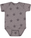 Code V 4329 Infant Five Star Bodysuit in Granite hth star