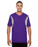 Core 365 TT10 Men's Short-sleeve Athletic V-neck T SP PURPLE/ SP SL