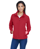 Team 365 TT80W Ladies' Leader Soft Shell Jacket in Sp scarlet red