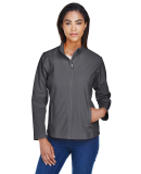 Team 365 TT80W Ladies' Leader Soft Shell Jacket in Sport graphite