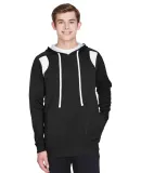 Core 365 TT30 Men's Elite Performance Hoodie BLACK/ WHITE