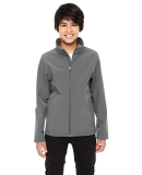 Team 365 TT80Y Youth Leader Soft Shell Jacket in Sport graphite