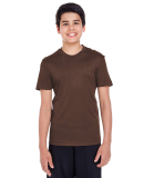 Team 365 TT11Y Youth Zone Performance T-Shirt in Sport dark brown