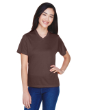 Team 365 TT11W Ladies' Zone Performance T-Shirt in Sport dark brown