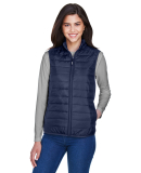 Core 365 CE702W Ladies' Prevail Packable Puffer Ve in Classic navy