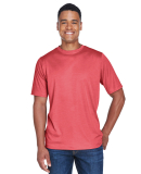 Team 365 TT11H Men's Sonic Heather Performance T-S in Sp red heather