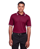 Devon and Jones DG20C Men's CrownLux Performance?? in Burgundy/ white