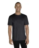 Jerzees 88M Adult Snow Heather T-Shirt BLK INK SNOW HTH